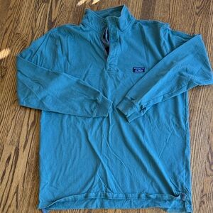 L.L. Bean Seafoam Green Pullover Large Tall